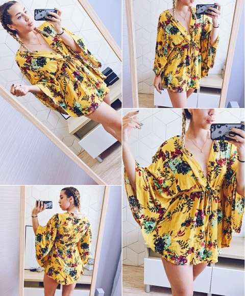 🌹FINAL SALE🌹Batwing Sleeve Tunic Dress - Picture 5 of 8